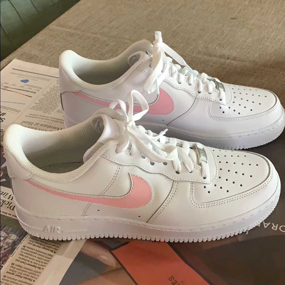 custom painted nike air force one’s